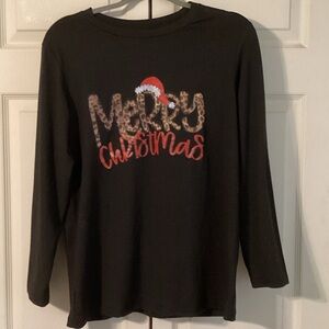 Merry Christmas long sleeve top